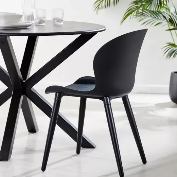 Frida Cadeiras Sala Jantar Preto