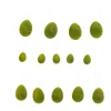 Funk Ovos Decorativos Conjunto De 14 Verde