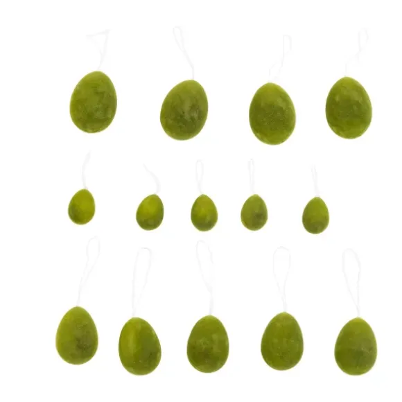 Funk Ovos Decorativos Conjunto De 14 Verde