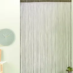 Green Cortina De Franjas