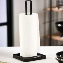 Industria Porta-Papel Cozinha Preto