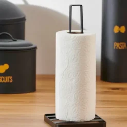 Industria Porta-Papel Cozinha Preto