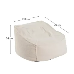 Jacki Sof Pufe Branco