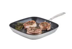 Kastrol Frigideira Grelhadora Prateado