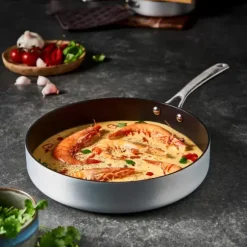 Kastrol Frigideira Prateado