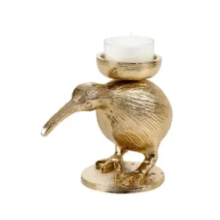 Kiwi Porta-Velas Para Lamparinas Dourado