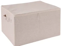Linolux Caixa De Arrumação Fecho De Correr Bege