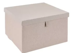 Linolux Caixa De Arrumação Com Tampa Bege