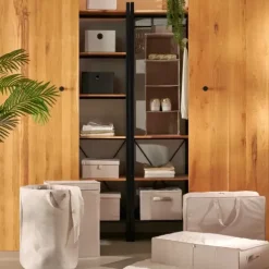 Linolux Cesto Para Roupa Suja Bege