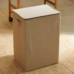 Linolux Luxe Cesto Roupa Suja Bege