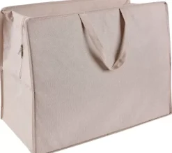 Linolux Saco De Arrumação Xl Fecho De Correr Bege