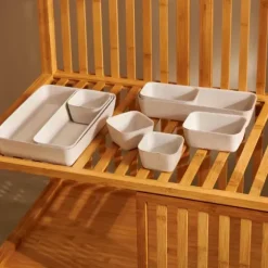 Linostore Cestos De Arrumação Para Gaveta Bege