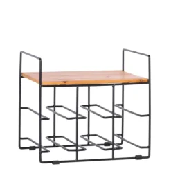 Lize Estante Para Vinho Preto