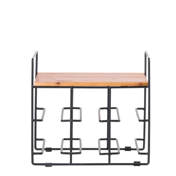 Lize Estante Para Vinho Preto