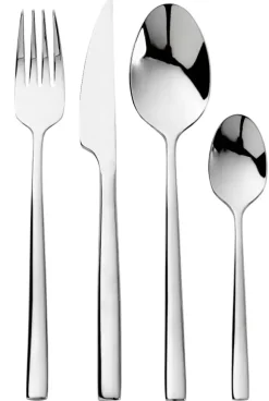 London Talheres 24 Pe As Prateado