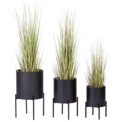 Lounge Vaso De Jardim Preto