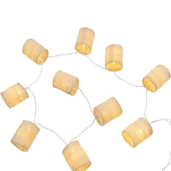 Lynn Grinalda Iluminada 10 Leds Bege