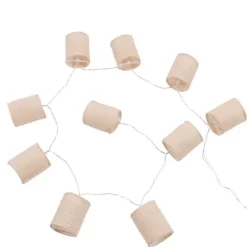 Lynn Grinalda Iluminada 10 Leds Bege