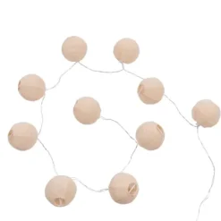 Lynn Grinalda Iluminada 10 Leds Bege