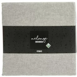 Melange Toalha De Mesa Cinzento