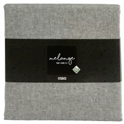 Melange Toalha De Mesa Preto