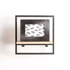 Mix&Match Estante De Parede Preto, Natural