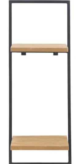 Mix&Match Estante De Parede Preto, Natural