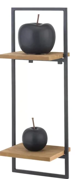 Mix&Match Estante De Parede Preto, Natural