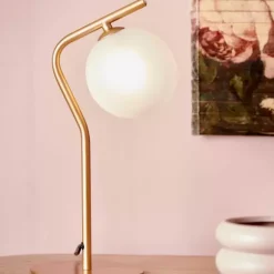 Muno Candeeiro De Mesa Dourado