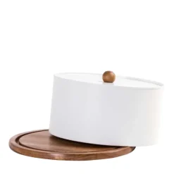 Nagini Caixa De Alimentos Para Bolo Branco, Natural