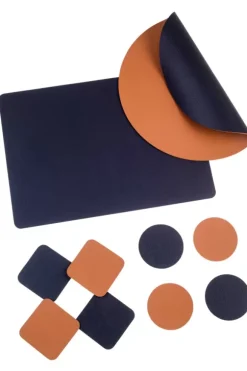 Nappa Individual Preto, Castanho