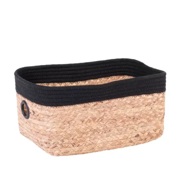 Naturel Cesto Gaveta Preto, Natural