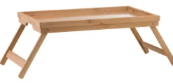 New Bamboo Mesa De Cama Natural