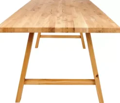 New Oak Mesa De Jantar Com Pernas Em A De Madeira