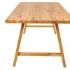 New Oak Mesa De Jantar Com Pernas Em A De Madeira