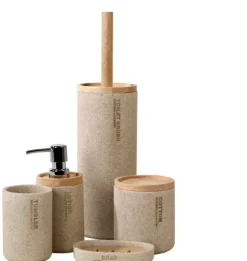 New Resin Escova Sanita Em Suporte Natural