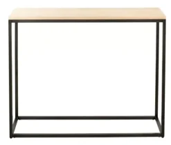 Oak Arm Rio De Parede Preto, Natural