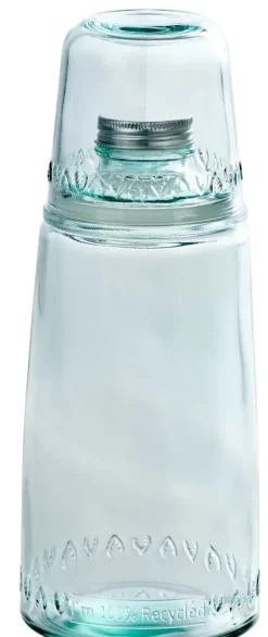 On The Go Garrafa E Copo Transparente