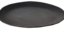 Ovals Prato Para Servir Preto