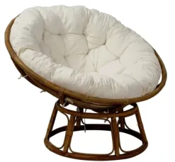 Papasan Cadeira Lounge Natural, Cru