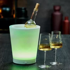 Party Refrigerador Vinho Com Luz Branco