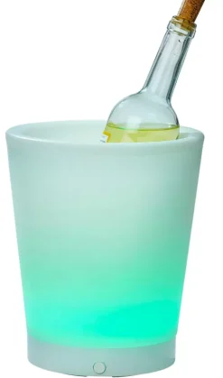 Party Refrigerador Vinho Com Luz Branco