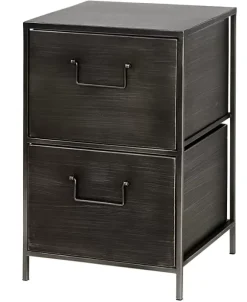 Pharma C Moda De 2 Gavetas Preto