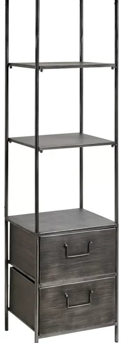 Pharma Estante De Parede Com 2 Gavetas Preto