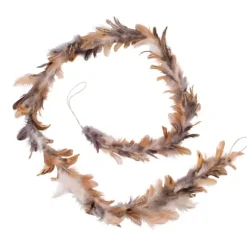 Pluma Grinalda De Plumas Castanho
