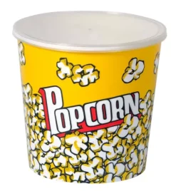 Popcorn Balde Pipocas Com Tampa Multicolor