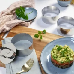 Proline Argolas Para Servir Conjunto De 3 Prateado