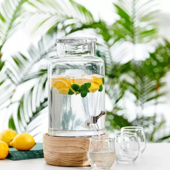 Puri Recipiente Bebida Com Torneira Transparente