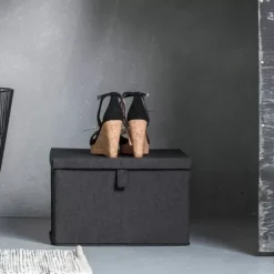 Rango Caixa De Arrumação Cinzento Escuro