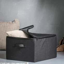 Rango Caixa De Arrumação Fecho De Correr Cinzento Escuro